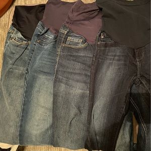 AG and ON and Liz Lange - Lot of 4 maternity jeans